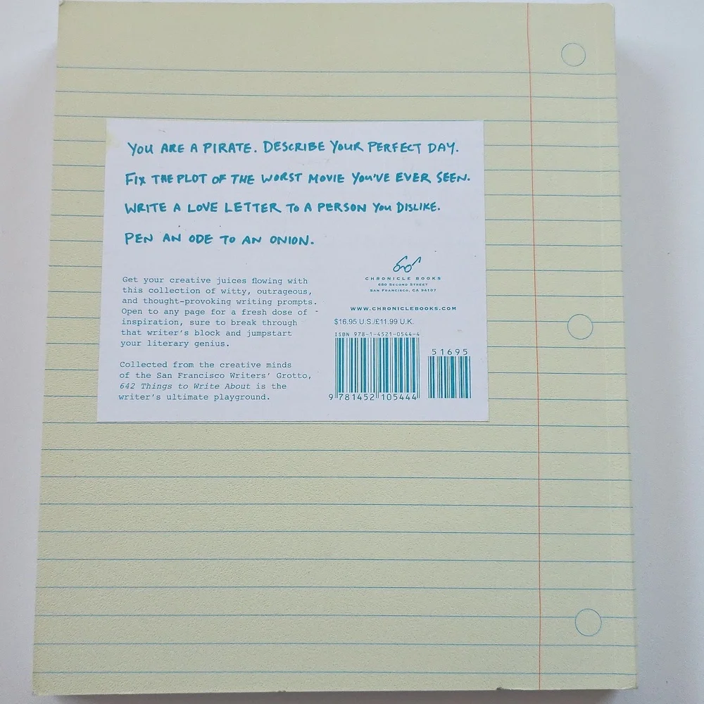 Writing Book - 642 Things to Write About